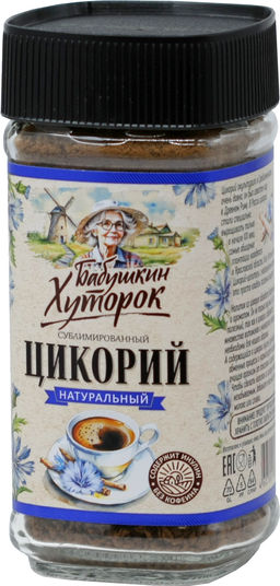 Бабушкин Хуторок. Цикорий 100 гр. стекл.банка  фото 2