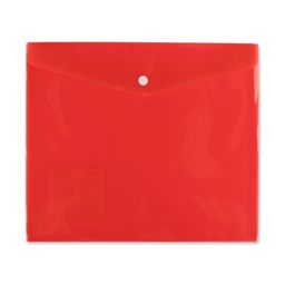 Expert Complete Premier Папка-конверт для тетрадей с кнопкой A5+ 180 мкм волокно 20 шт. красный 210404