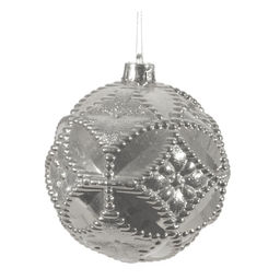 Набор из 2шт Украшение новогоднее Шар "Карнавальный дуэт", D 10 см, L20 W10 H10 см