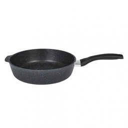 ЛА_АП_GRANIT (black) Сковорода глубокая 260мм с ручкой, , арт. сггч260а
