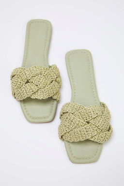 Trendyol Shoes Taba Orgu Kad?n Has?r Terlik TAKSS25TE00030 - Trendyolmilla фото 25