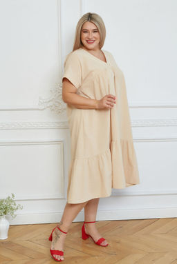 Платье Luxury Moda 1327 бежевый