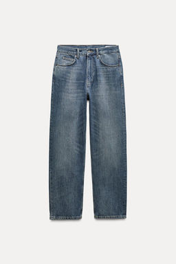 ZW COLLECTION RELAXED FIT MID-RISE JEANS - Zara фото 6