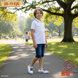 Футболка-поло однотонная