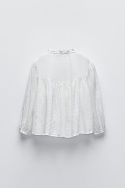 LACE ROMANTIC SHIRT - Zara фото 4