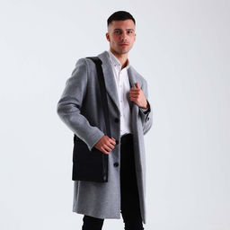 Сумка мужская, цвет черный - Simaland фото 5