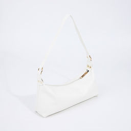 Сумка женская на молнии, белая