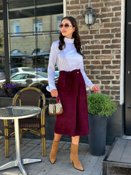 Юбка AURA 5064-164-Р винный