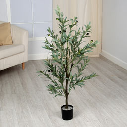 Дерево искусственное «Олива европейская», в горшке, h=100 см