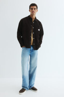 Camisa oversize en pana de algod?n - H&m фото 5