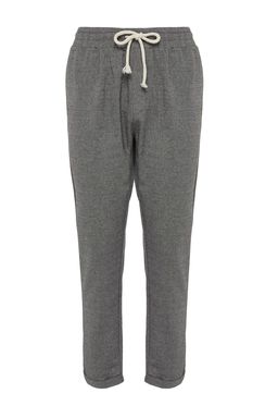 TRENDYOL MAN Siyah Regular Fit Lastikli Beli Baglamal? Kumas Duble Paca Pantolon TMNSS22PL0029 - Trendyolmilla фото 7
