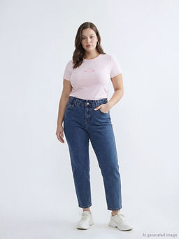 Beli Lastikli Slim Fit Kad?n Jean Pantolon