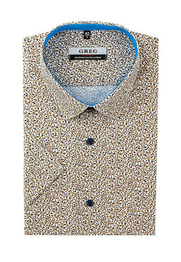 Сорочка мужская короткий рукав GREG 153/209/4039/ZS/C/1  фото 2