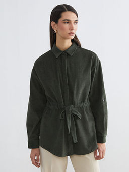 Beli Ku?akl? Kad?n Kadife G?mlek Tunik