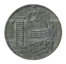 1 цент 1942 года Нидерланды