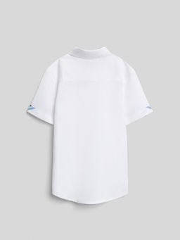 ACOOLA / Сорочка верхняя детская для мальчиков Dragan белый  фото 2