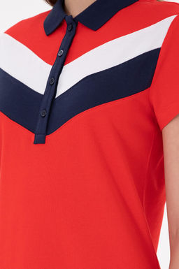 Женское красное трикотажное платье Неожиданная скидка в корзине - U.s. polo assn фото 6