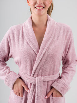 Халат махровый KARNA NORA (Лавандовый)  фото 8