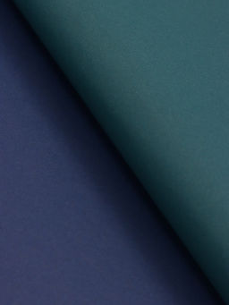 Бумага упаковочная крафт, двусторонняя, изумрудный, синий, 0.68×10±5% м