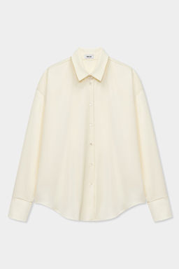 Рубашка из сатина прямого силуэта - Mollis фото 5