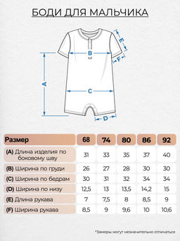 Боди (песочник) для мальчика 42121 Салатовый* 550 Lets go - Let's go фото 3