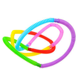 Цена за 20 шт. Игрушка-антистресс Pop Tubes Растяни, МИКС - Funny toys фото 2