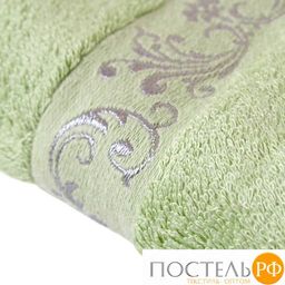 ШАНТАЛЬ 50*90 зеленое   полотенце махровое