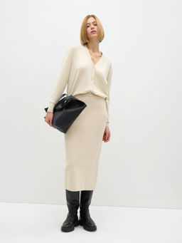 Conso/KUM 240721 - light beige Юбка женская