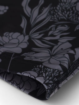 Шапочка для плавания взрослая ONLYTOP Flowers, тканевая, обхват 54-60 см