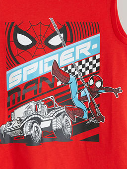 Bisiklet Yaka Spider-Man Lisansl? Erkek ?ocuk Atlet