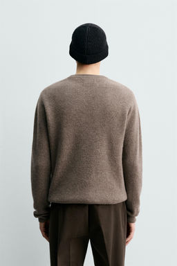 100% CASHMERE RIBBED JUMPER ORIGINS - Zara фото 3