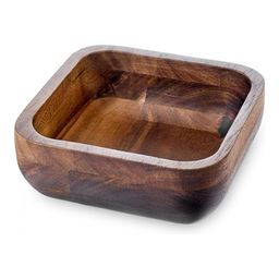 Миска сервировочная Walmer Organic 15х15 см, цвет темное дерево