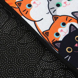 Коврик придверный «Котики», 40×60 см