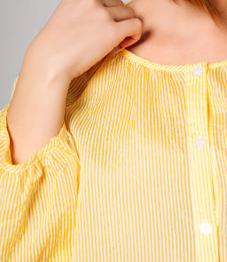 Блуза #КТ73 (2), жёлтый - Dommod фото 5