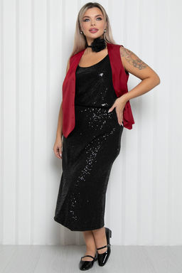 Юбка П-2216/1 Цвет:черный - Леди агата фото 2