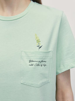 Футболка с карманом / Zarina  фото 6