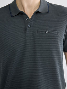 Polo Yaka Erkek Dokulu Ti??rt