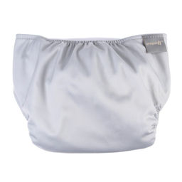 Многоразовый подгузник, флис, цвет светло серый - Крошка я фото 7