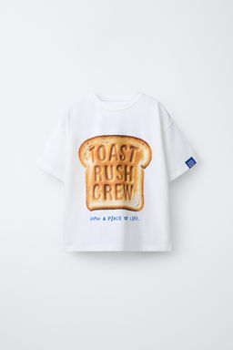 TOAST PRINT T-SHIRT - Zara фото 5