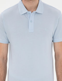 A__k Mavi Slim Fit K_vr_lmaz Polo Yaka Basic Ti__rt - Pierre cardin фото 6