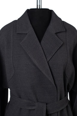 01-12215 Пальто женское демисезонное (пояс) - El podio фото 15