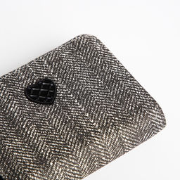 Кошелёк на молнии Сердечко, чёрный