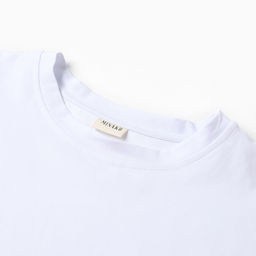 Футболка с кулиской женская MINAKU REGULAR FIT, белая, размер 48