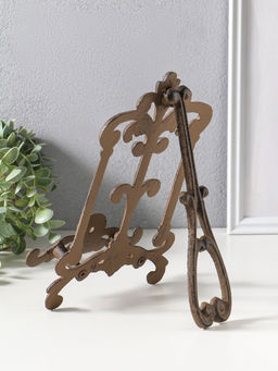 Сувенир чугун "Мольберт королевские вензели" 17х7х27 см