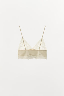 COTTON LACE BRALETTE - Zara фото 3