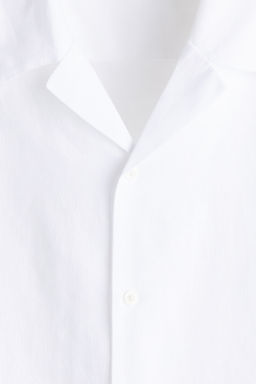 Camisa resort en mezcla de lino Relaxed Fit - H&m фото 10