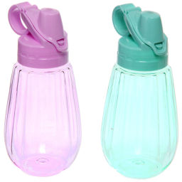 Цена за 2 шт. Бутылка питьевая пластиковая 580мл "Прохлада", микс цветов