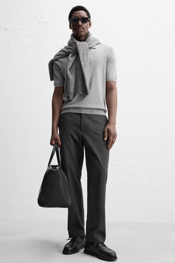QUICK DRY CHINO TROUSERS - Zara фото 15