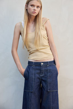 Barrel Low Cargo Jeans - H&m фото 4