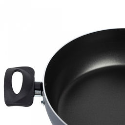 "Azure" Сотейник с антипригарным покрытием д26см "Сатин", h7см, s0,18см, стеклянная крышка (Россия)